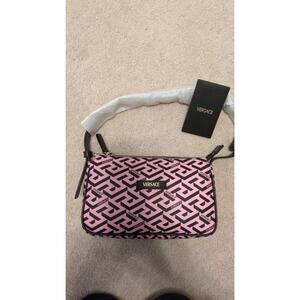 Authentic Versace La Greca Shoulder Bag